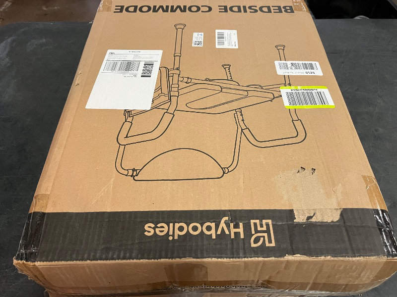 Photo 1 of Heavy Duty Bariatric Commode, 4-in-1 Portable Bedside Commode or Over-Toilet Chair, Extra-Wide | Adjustable Height | Easy to Clean, Handicap Commode Chair for Eldery, Disabled People
