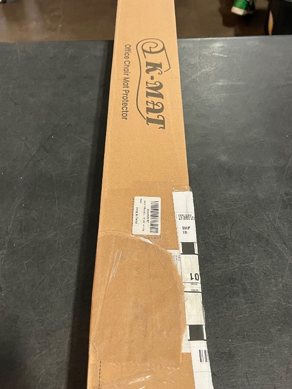 Photo 1 of KMAT Office Chair Mat,Easy Glide Hard Wood Tile Floor Mats,Chair Mat for Home Office Rolling Chair,Heavy Duty Floor Protector -36"x48" with Lip
