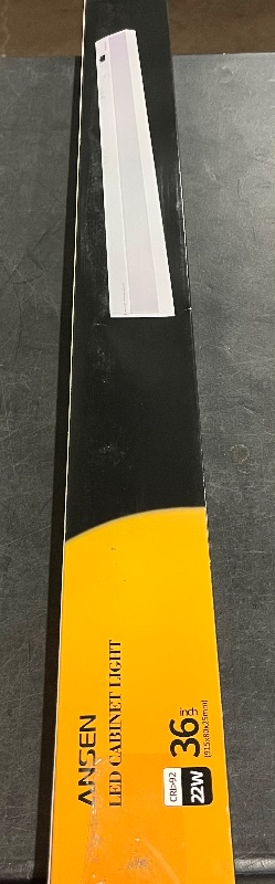 Photo 1 of Ansen Hardwired Under Cabinet Lighting, 36in 22W LED Light for Kitchen/Closet, 1426lm, CRI>92, R9>90, Dimmable, 3 Color Temperature, 3000K/4000K/5000K(Warm White, Cool White, Daylight)
