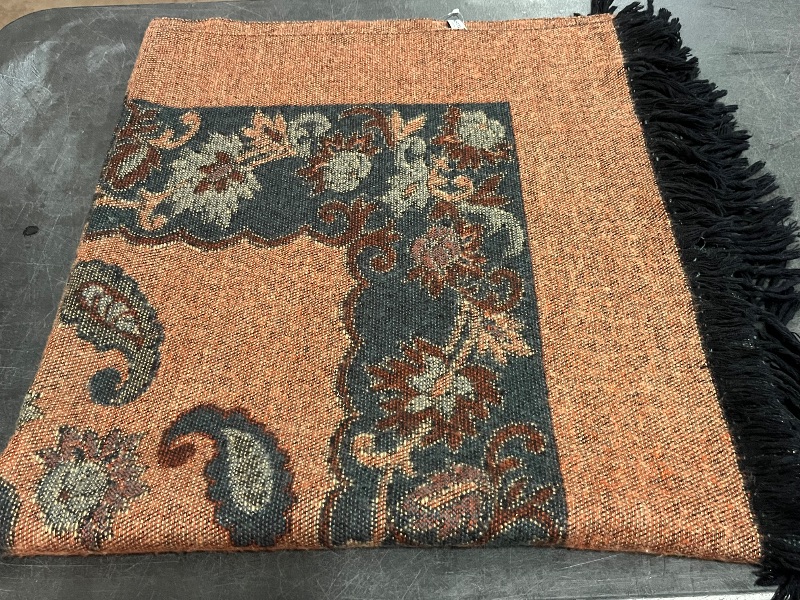 Photo 1 of 100% Wool Throw Blanket - Soft Warm Cozy Fringed Wool Blanket for Couch , Bed, Sofa & Home Decor, Herringbone Weave