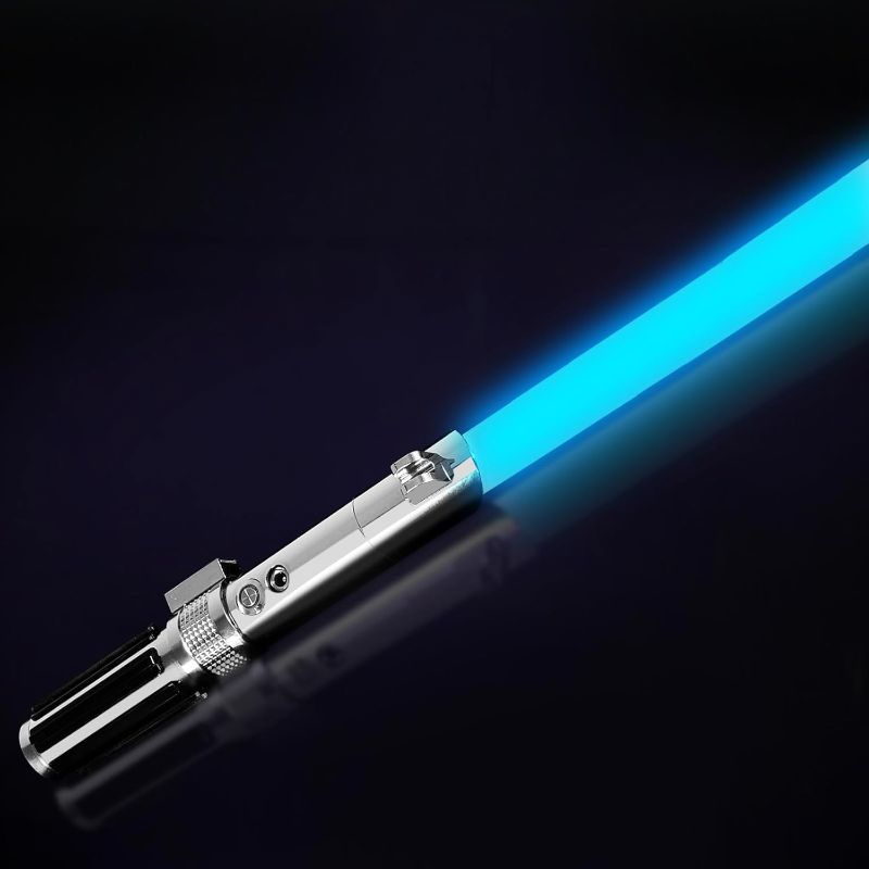 Photo 1 of XUZ Light Sabers for Adults Kids, Metal Handle, Heavy Dueling, FX Sound Fonts, 16 RGB Colors, Rechargeable Light Up Sword, Cosplay Costume Party Birthday Gift Toys for Men Boys