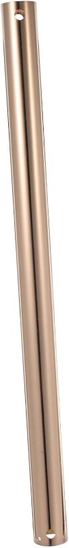 Photo 1 of Homoyoyo Ceiling Fan Extension Downrod: Universal Adjustable Decorative Metal Rod for Ceiling Fans Support for Living Room Bedroom Restaurant 40cm
