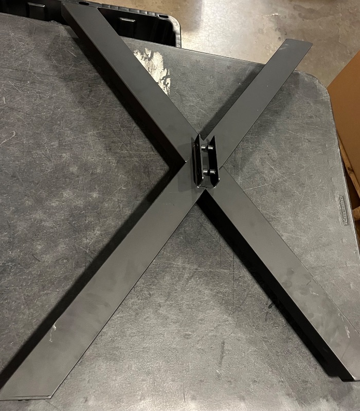 Photo 1 of 30 Inch Metal Table Legs, Heavy Duty Desk Legs Combinatorial Dining Table Legs for Wood, Glass, Marble Tabletop, Table Base Only These Table Leg Come in a Golden Ratio Design
