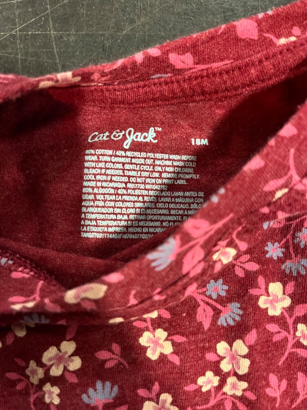 Photo 1 of 18M Cat & Jack Floral Long Sleeve Shirt