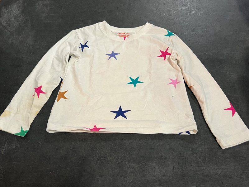 Photo 1 of (XS) Girls Stars Long Sleeve Shirt- Cat & Jack 