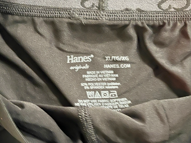Photo 1 of (XL) Mens Hanes 4Pk Boxers 