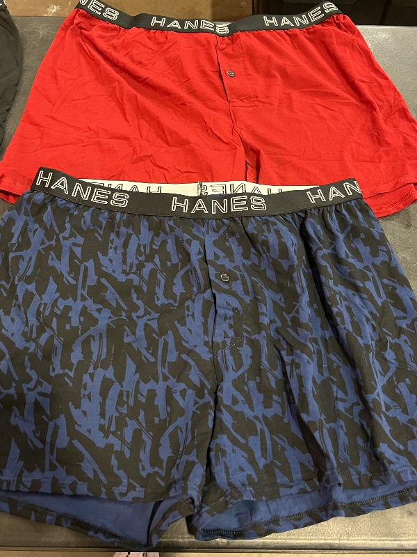 Photo 1 of (XL) Mens Hanes Boxers 4pk 
