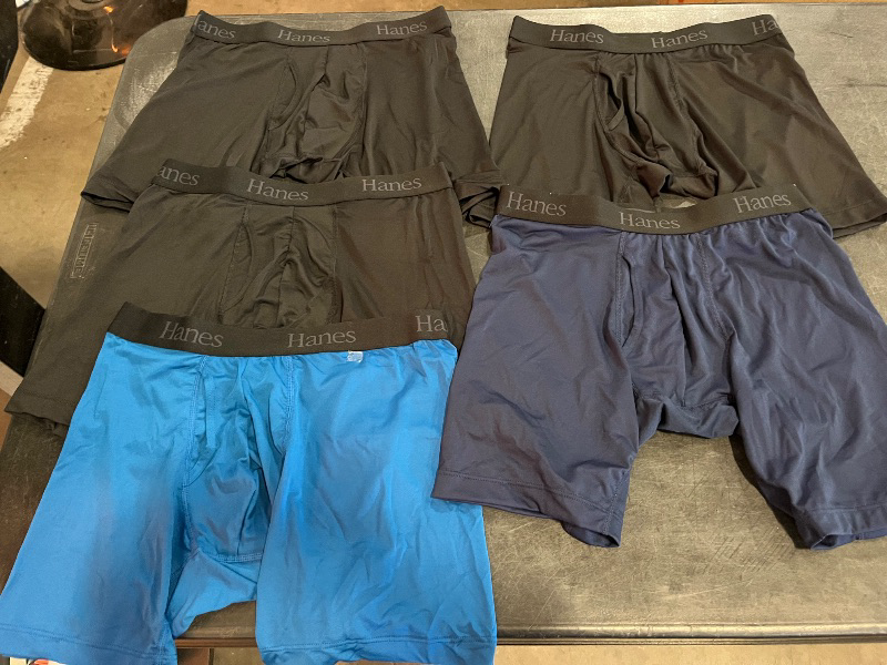 Photo 1 of (M) 5pk Mens Hanes Boxers