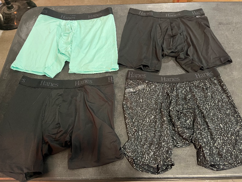 Photo 1 of (M) 4pk Mens Hanes Boxers 
