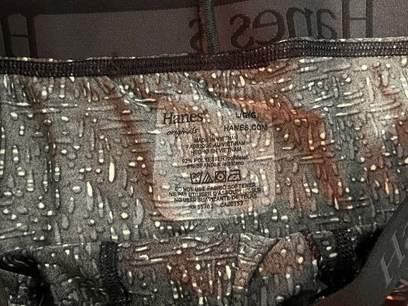 Photo 1 of (L) Mens 3pk Hanes Boxers Short 