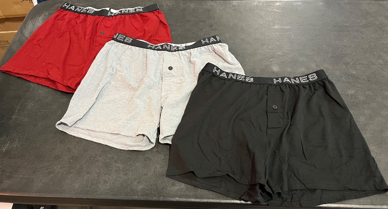 Photo 1 of (M) 3pk Mens Hanes Boxers 