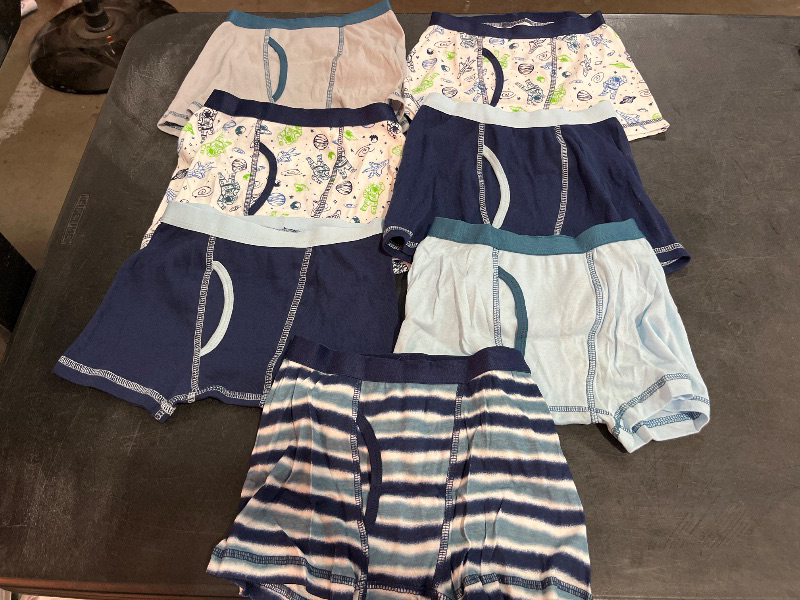 View 2 of (S) Boys' 7pk Space Boxer Briefs - Cat & Jack™ Blue/White S