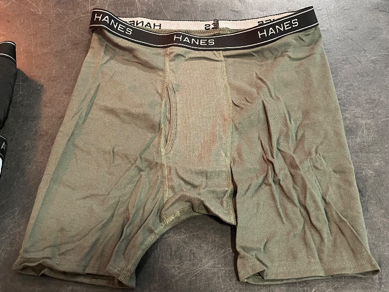 Photo 1 of (L) Hanes Men's Boxer Briefs 5pk - Red/Gray/Green L
