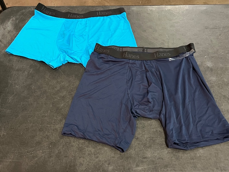 Photo 1 of (XL) Mens Boxer Briefs, One Short One Long, 2pk 