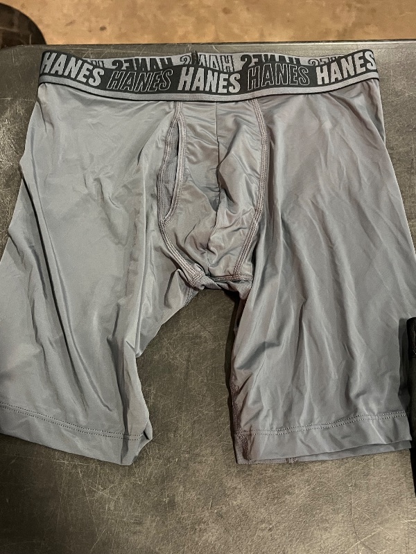 Photo 1 of (M) Hanes Mens Boxer Briefs, 2 Pack