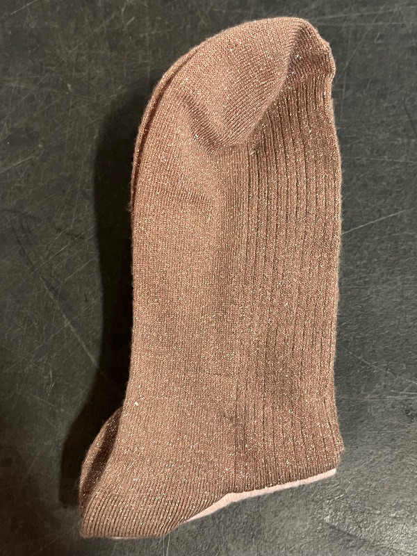 Photo 1 of (4-10) Womens Shimmer Mid Crew Socks , 3 Pair 