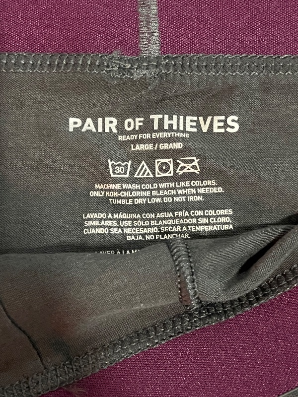 Photo 1 of (L) Mens Pair of Thieves Boxer Briefs 