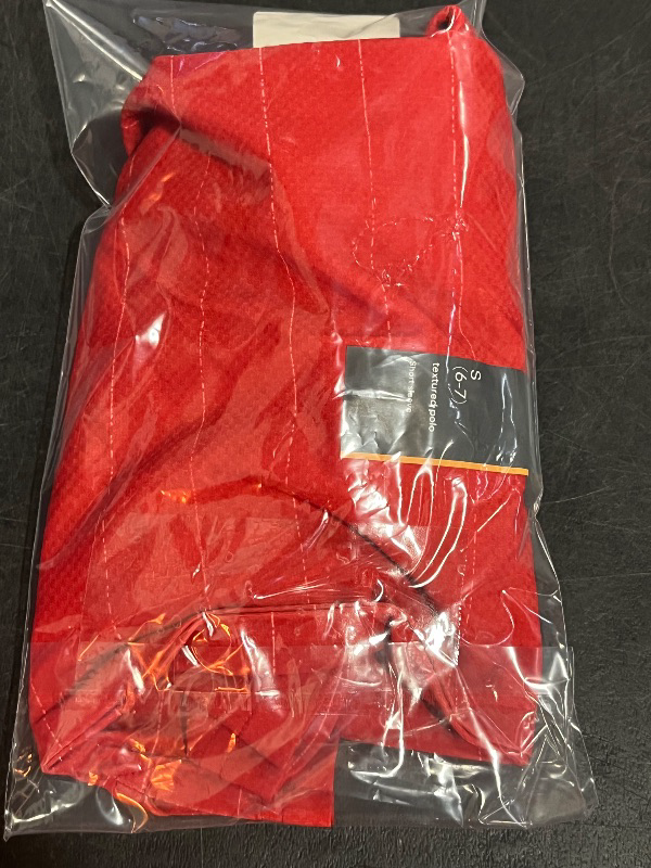 Photo 1 of (S) Boys' Textured Golf Polo Shirt - All in Motion™ Red S