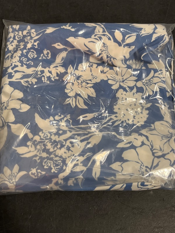 Photo 1 of ( XS) Women's Keyhole Mini Empire Waist Dress - Wild Fable™ Blue Floral XS