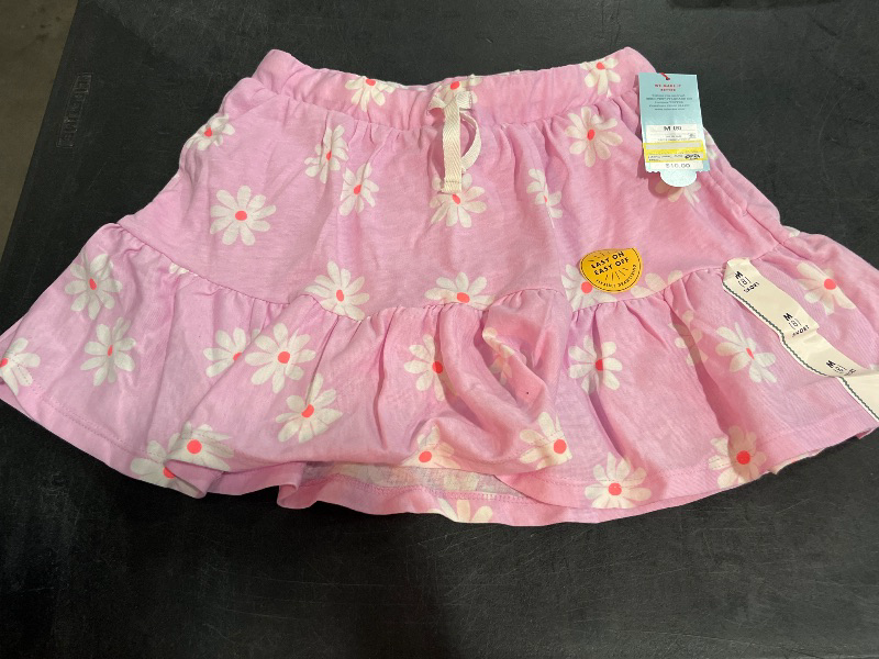 Photo 1 of (M) Girls Pink Flower Ruffle Skirt