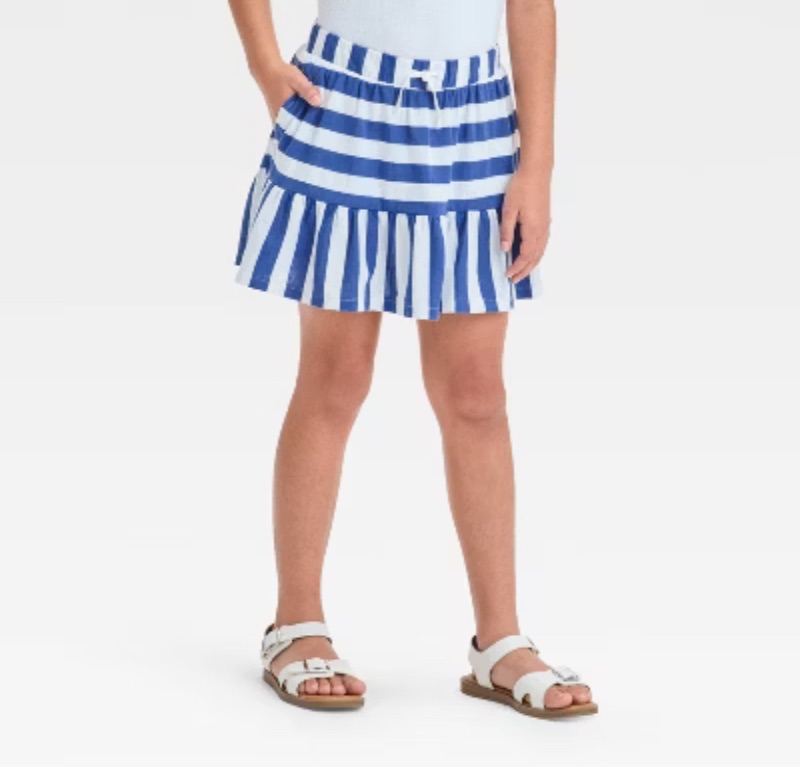 Photo 1 of (S) Girls Tiered Knot Skort - Cat & Jack ; Target S