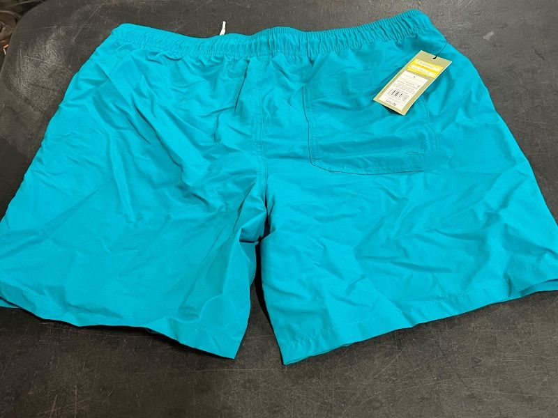 Photo 1 of (L) Men's 7" Swim Shorts - Goodfellow & Co Aqua Blue L
