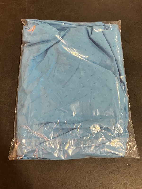 Photo 1 of (L) Women's Poplin Dot Pajama Pants - Colsie™ Blue L
