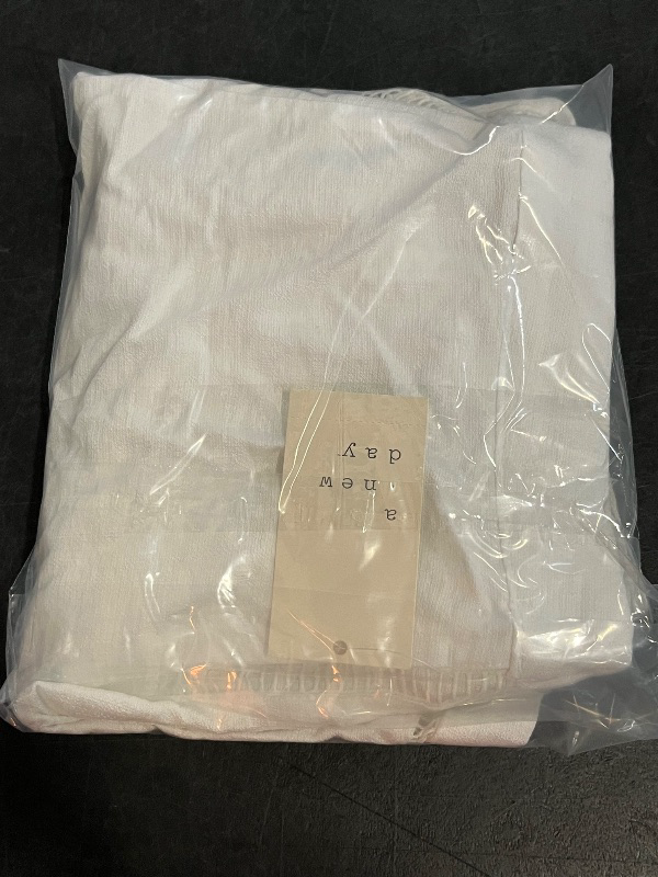 Photo 1 of (S) Women's High-Rise Ladder Trim Shorts - a New Day™ White S