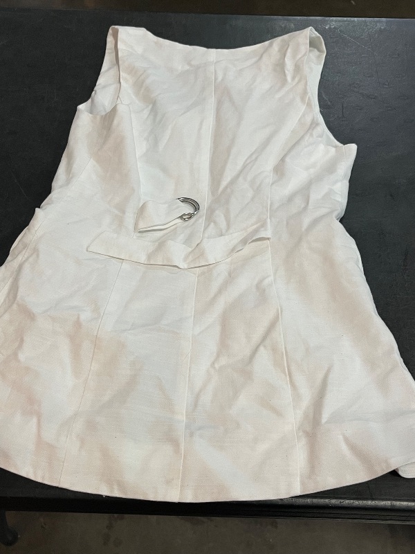 Photo 1 of (S) Women's Linen Blend Vest - a New Day™ White S
