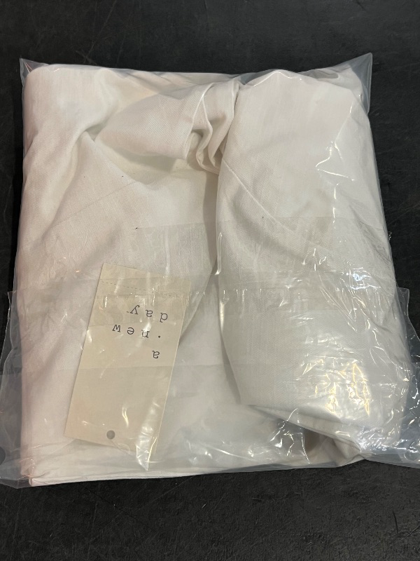 Photo 1 of (S) Women's Linen Blend Vest - a New Day™ White S
