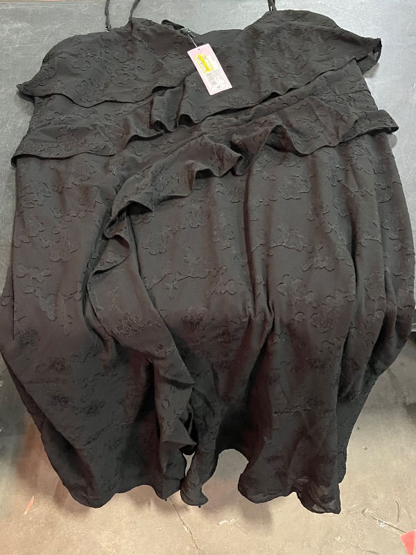 Photo 1 of 4X Women's Ruffle MIDI Dress - Wild Fable™ Black 4X