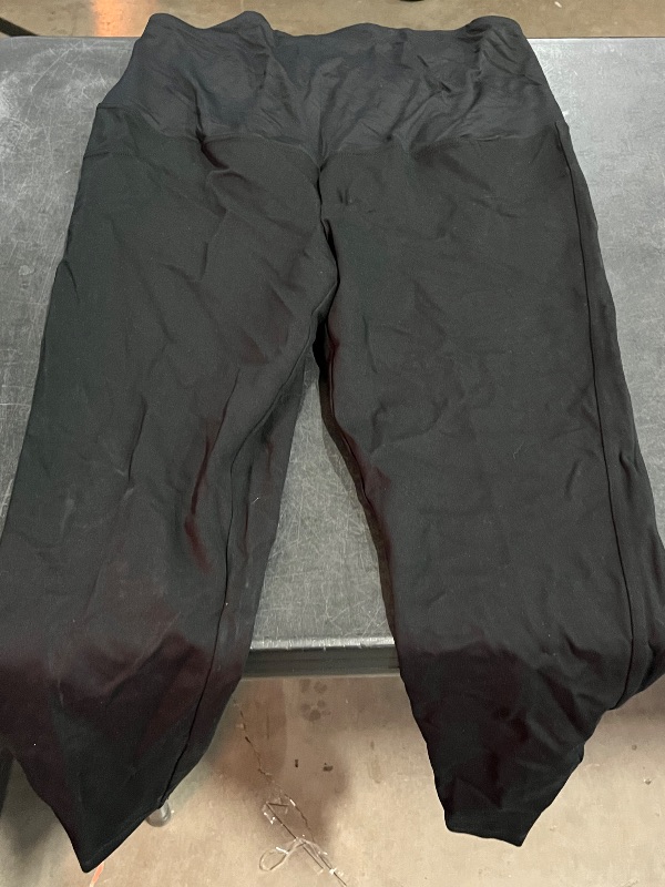 Photo 1 of (XL) Over Belly Ponte Skinny Maternity Pants - Isabel Maternity by Ingrid & Isabel™ Black XL: Knit Ankle Leggings