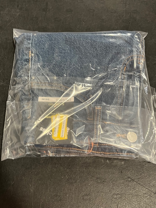 Photo 1 of (L) Girls' High-Rise a-Line Studded Denim Shorts - Art Class™ Medium Wash L: Adjustable Waistband, Frayed Hem