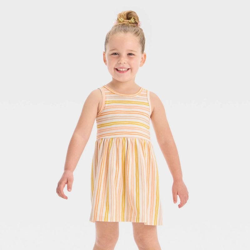 Photo 1 of 3T Toddler Girls' Warm Striped Tank Dress - Cat & Jack™ 3T