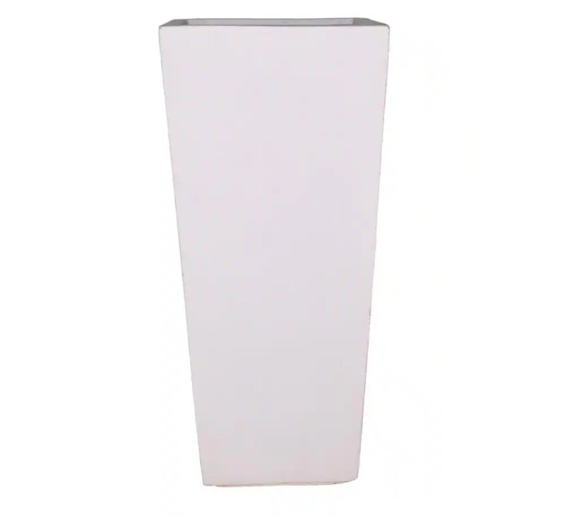 Photo 1 of 21" Tall Square Planter, Grey 