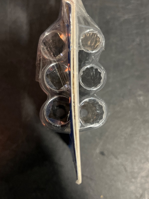 Photo 1 of Kobalt 3/8-in Drive Standard (SAE) Deep Socket Set 6 -Pieces
