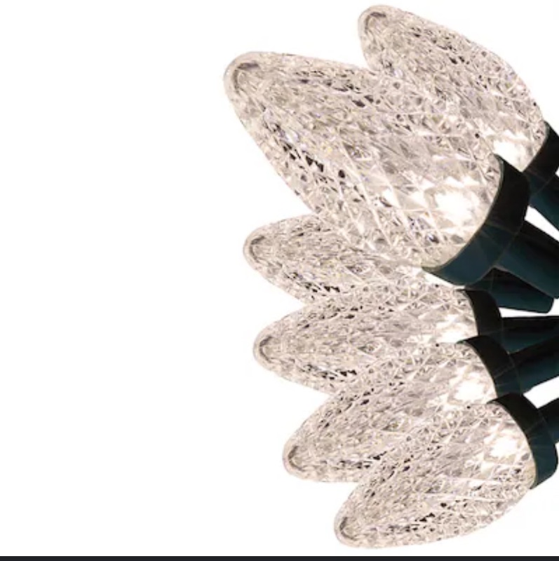 Photo 1 of GE StayBright 75-Count 37-ft Constant White LED Plug-In Christmas String Lights
