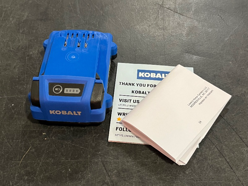 Photo 1 of Kobalt 24 -Volt 1 -Pack Lithium ( 2 Ah Battery )
