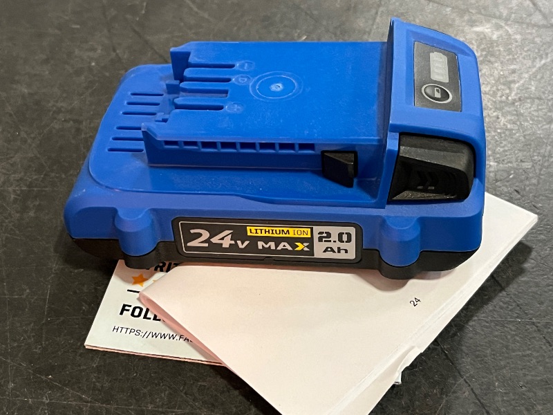 Photo 1 of Kobalt 24 -Volt 1 -Pack Lithium ( 2 Ah Battery )
