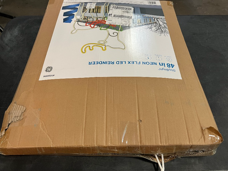 Photo 1 of GE 4-ft StayBright LED Neon Flex Reindeer Decoration
