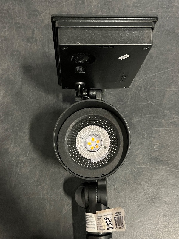 Photo 1 of Harbor Breeze 183- Lumens Black Warm White Solar LED Flood Light 