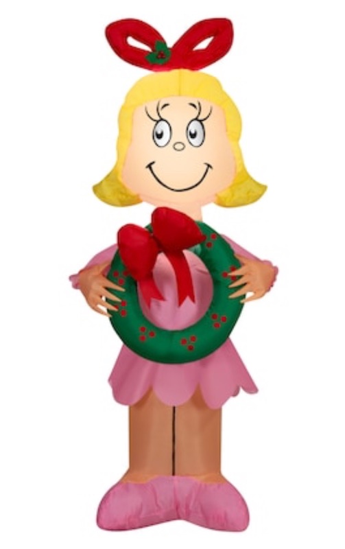 Photo 1 of Grinch 4ft Lighted Dr Seuss Merry Christmas Inflatable 