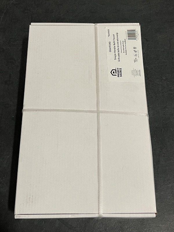 Photo 1 of Project Source Grayford Brushed Bronze Single hole 1-handle WaterSense High-arc Residential Handle Bathroom Sink Faucet with Drain with Deck Plate