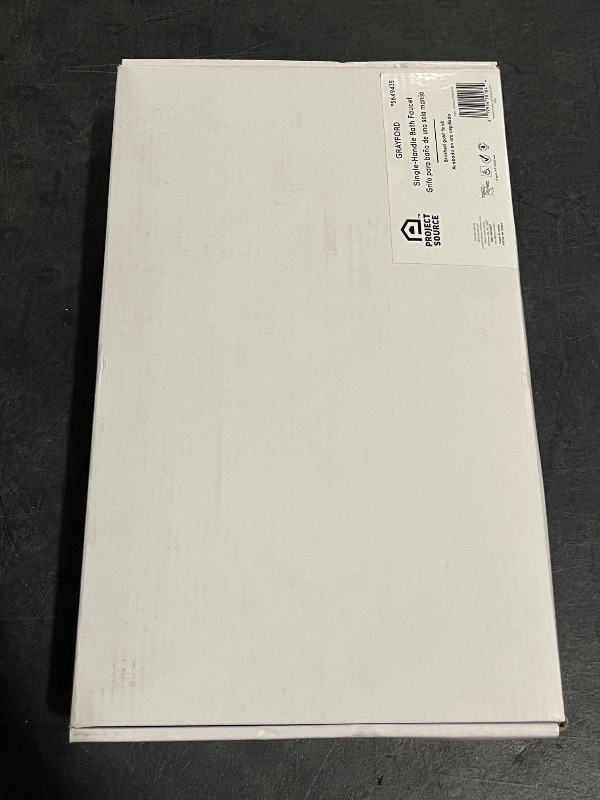 Photo 1 of Project Source Grayford Brushed Bronze Single hole 1-handle WaterSense High-arc Residential Handle Bathroom Sink Faucet with Drain with Deck Plate