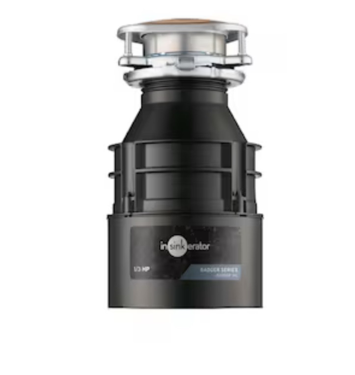 Photo 1 of InSinkErator Badger 5XL Continuous feed 1/2-HP Septic Safe Corded Garbage Disposal

