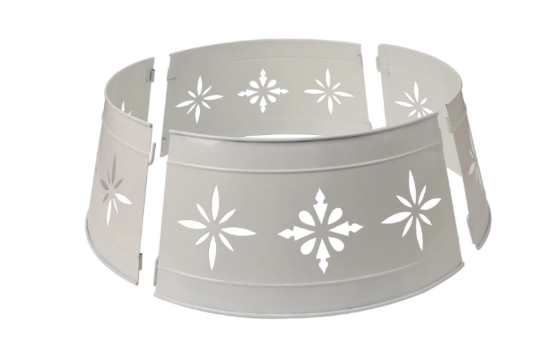 Photo 1 of Holiday Living 27-in White Tree Collar 