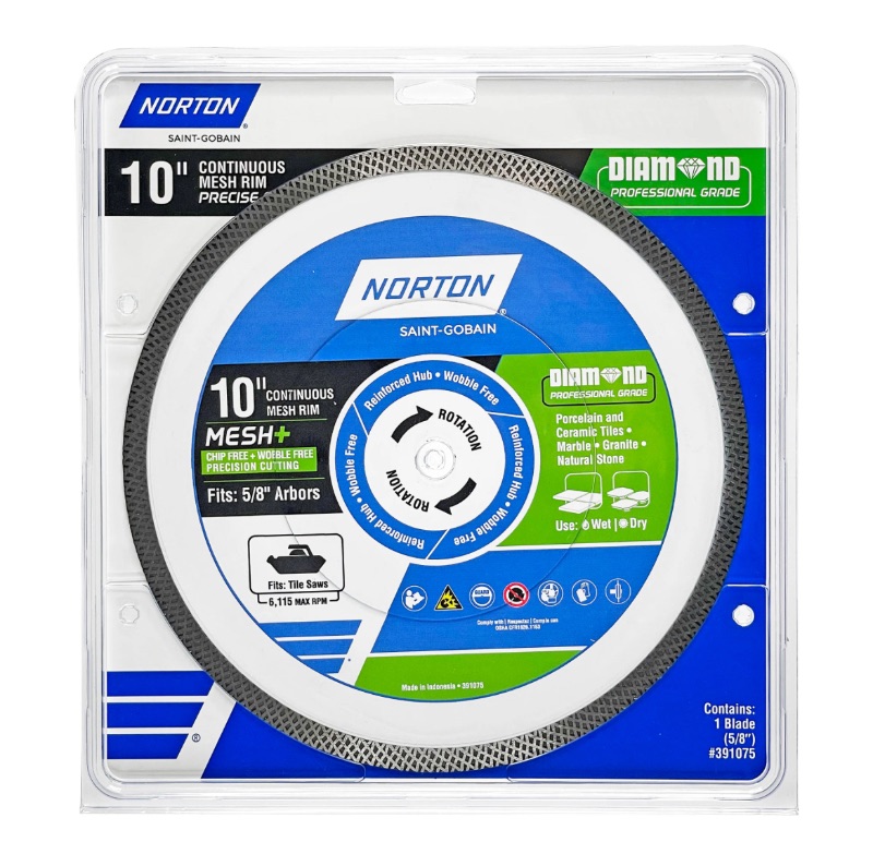 Photo 1 of Norton Diamond Professional Grade 7-in Wet/Dry Continuous Rim Diamond Saw Blade