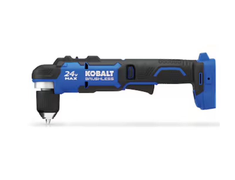 Photo 1 of Kobalt 24-volt 3/8-in Keyless Brushless Right Angle Cordless Drill (Battery Not Included and Charger Not Included )
