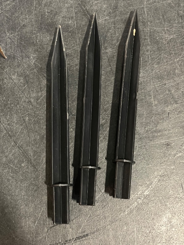 Photo 1 of GE 3 Count StayBright LED FLicking Lampost Pathway Markers 