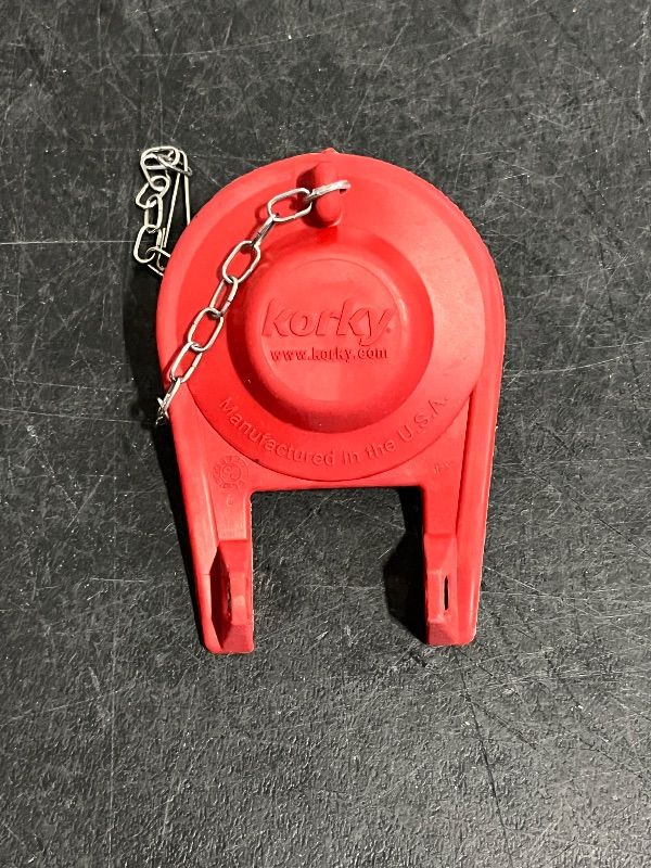 Photo 1 of Korky Plus 2.0-in Rubber Toilet flapper Universal Compatible
